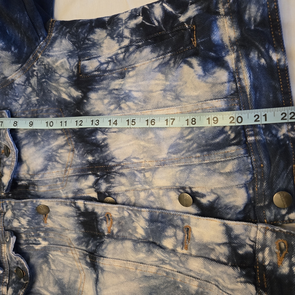 Warner Bros. Blue Tie-Dye Denim Jacket - Picture 10 of 11